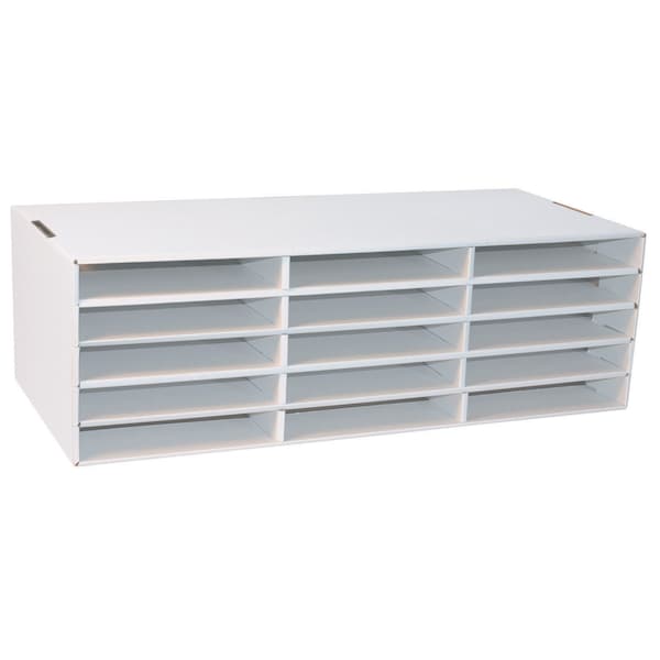 Classroom Keepers 9 x 12 Construction Paper Storage, White